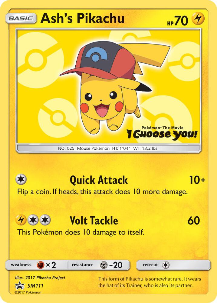 Ash's Pikachu SM111 (SM Promos)  | Good Games North