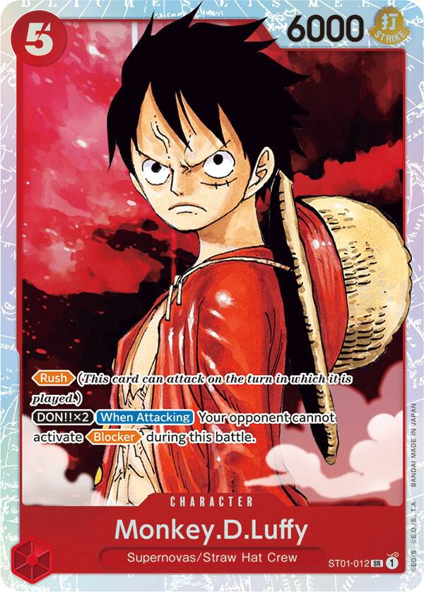 Monkey.D.Luffy ST01-012 (Starter Deck 1: Straw Hat Crew)  - Foil | Good Games North