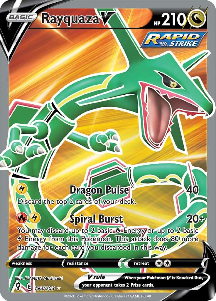 Rayquaza V (193/203) [Sword & Shield: Evolving Skies] | Good Games North