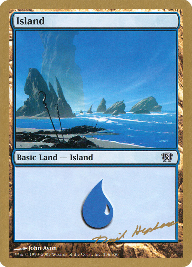 Island (dh336) (Dave Humpherys) [World Championship Decks 2003] | Good Games North