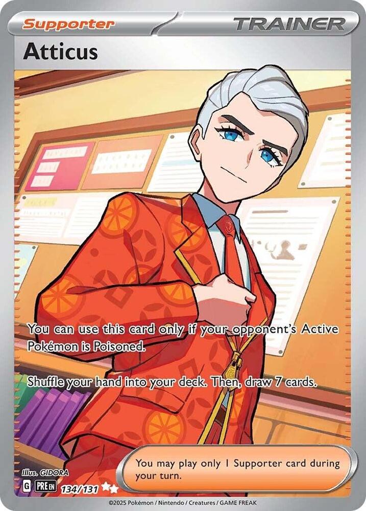 Atticus (134/131) [Scarlet & Violet: Prismatic Evolutions] | Good Games North