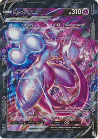 Mewtwo V-Union (Jumbo Card) [Sword & Shield: Black Star Promos] | Good Games North