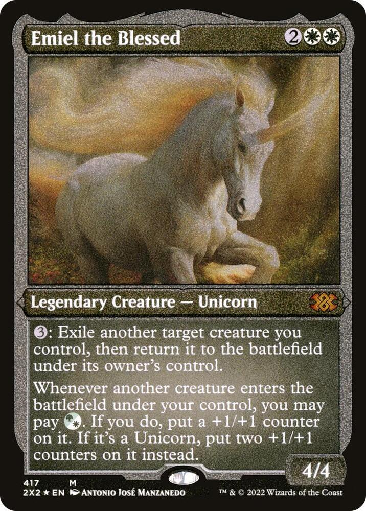 Emiel the Blessed Foil Etched (Double Masters 2022)  - undefined | Good Games North