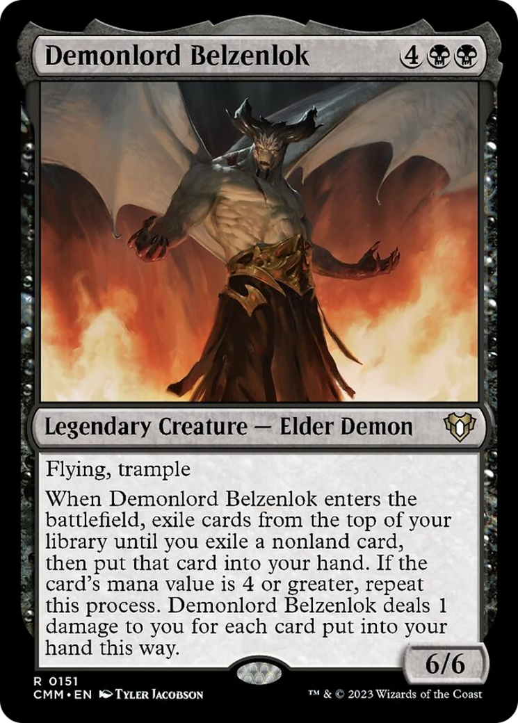 Demonlord Belzenlok [Commander Masters] | Good Games North