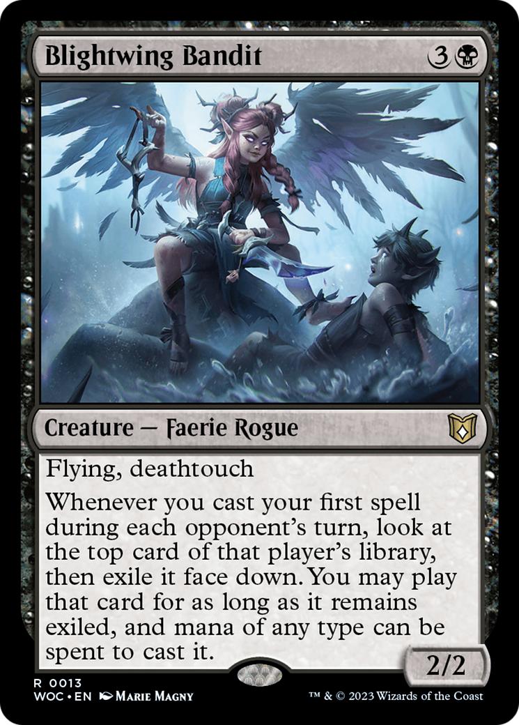 Blightwing Bandit [Wilds of Eldraine Commander] | Good Games North