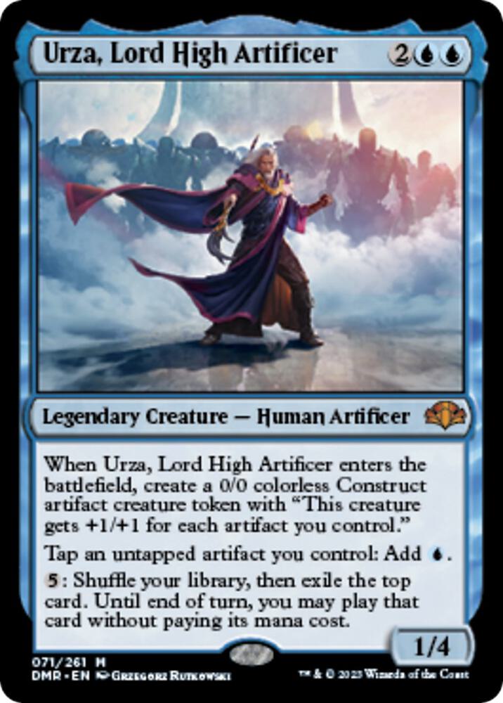 Urza Lord High Artificer (Dominaria Remastered)  - Foil | Good Games North