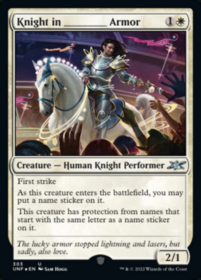 Knight in _____ Armor (Galaxy Foil) [Unfinity] | Good Games North