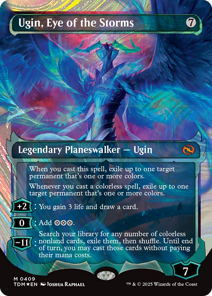 Ugin, Eye of the Storms (Showcase) (Halo Foil) [Tarkir: Dragonstorm] | Good Games North