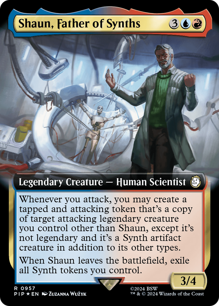 Shaun, Father of Synths (Extended Art) (Surge Foil) [Fallout] | Good Games North