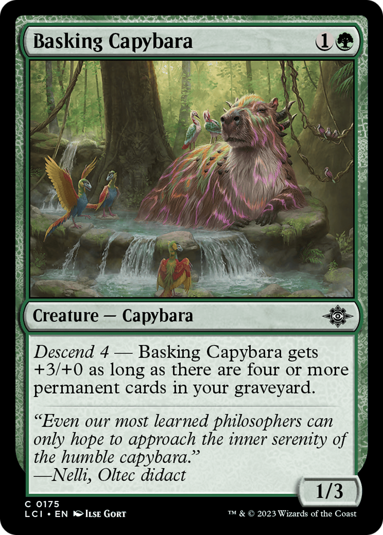 Basking Capybara [The Lost Caverns of Ixalan] | Good Games North