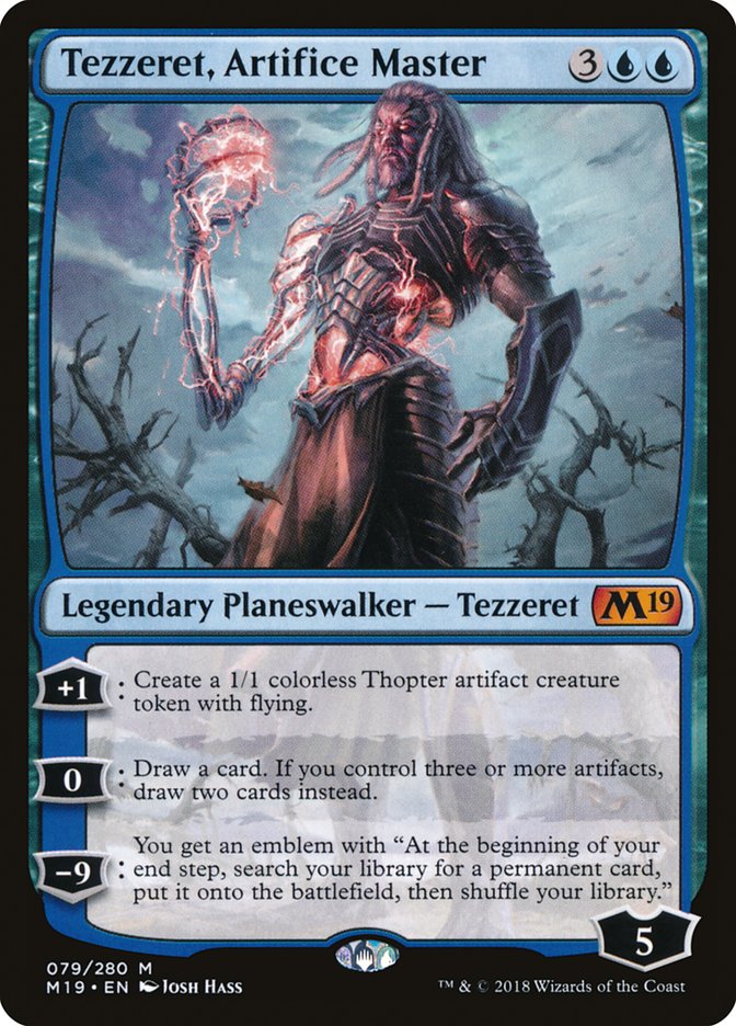 Tezzeret, Artifice Master 79/280 (Core Set 2019)  - Foil | Good Games North