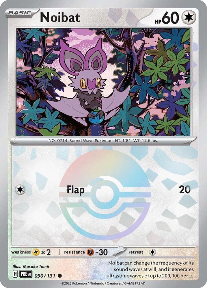 Noibat (090/131) (Poke Ball Pattern) [Scarlet & Violet: Prismatic Evolutions] | Good Games North