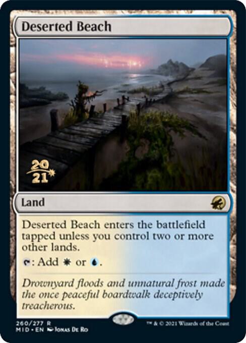 Deserted Beach 260s/171 (Prerelease Cards)  - Foil | Good Games North