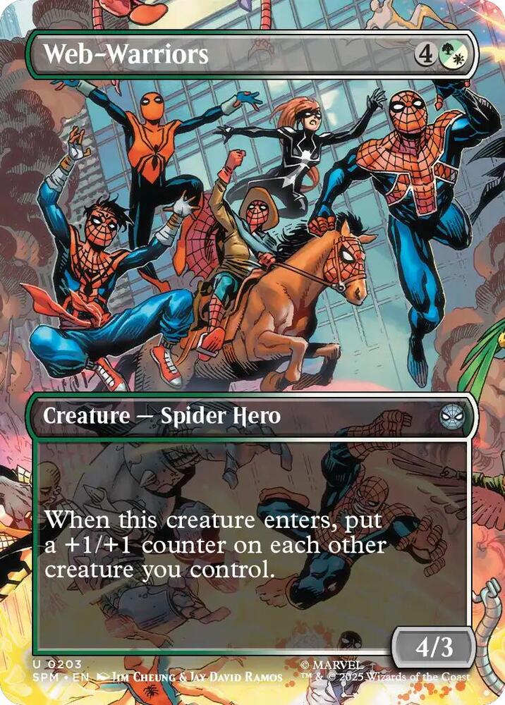 Web-Warriors 203/198 (Marvel's Spider-Man)  - Borderless | Good Games North