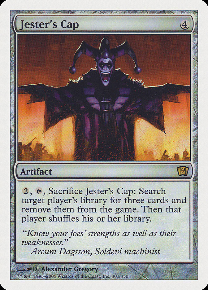Jester's Cap (9th Edition) [Oversize Cards] | Good Games North