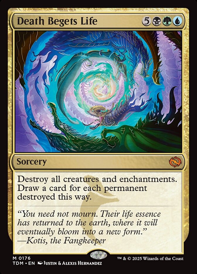 Death Begets Life 176 (Tarkir: Dragonstorm)  - Foil | Good Games North