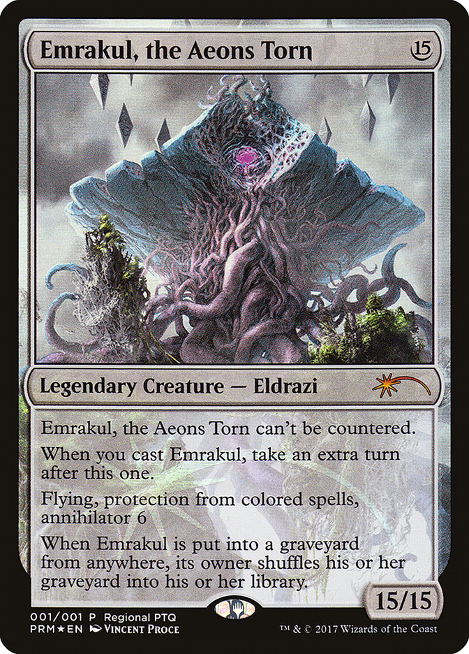 Emrakul, the Aeons Torn (Regional PTQ) [Pro Tour Promos] | Good Games North
