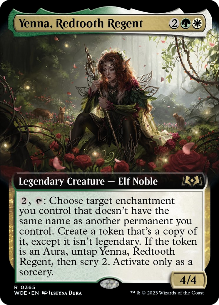 Yenna, Redtooth Regent (Extended Art) [Wilds of Eldraine] | Good Games North