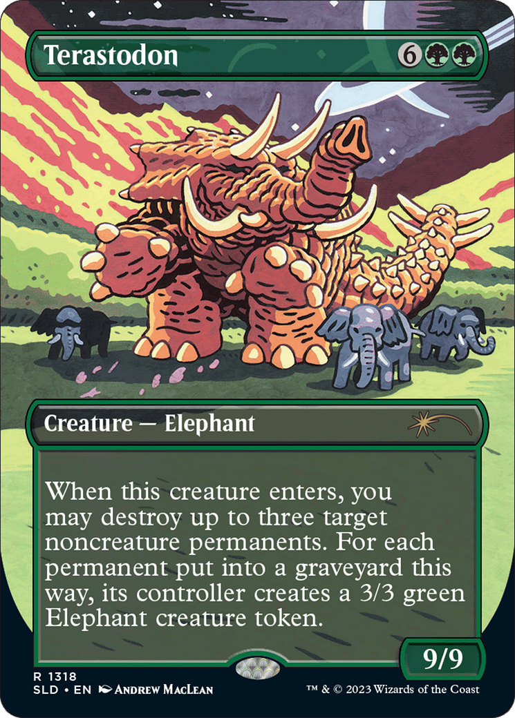 Terastodon (Rainbow Foil) [Secret Lair Drop Series] | Good Games North
