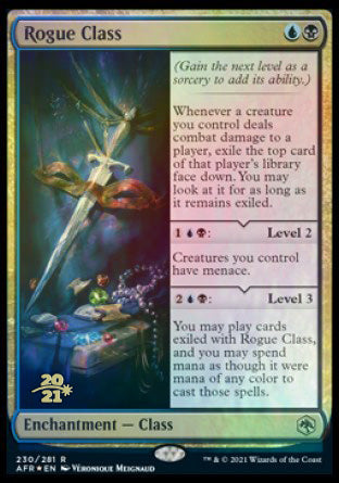 Rogue Class [Dungeons & Dragons: Adventures in the Forgotten Realms Prerelease Promos] | Good Games North