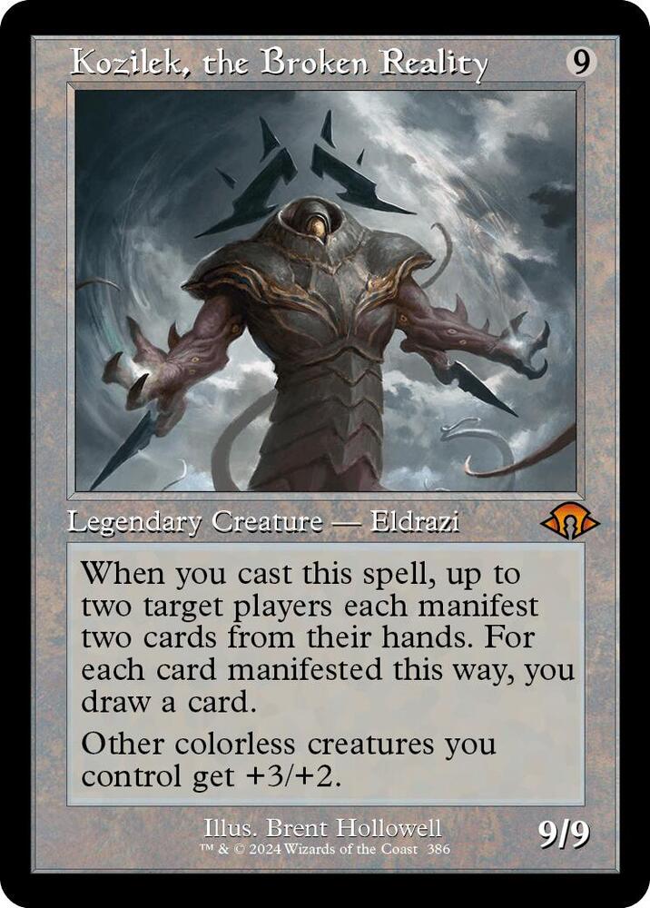 Kozilek the Broken Reality Retro Frame (Modern Horizons 3)  | Good Games North