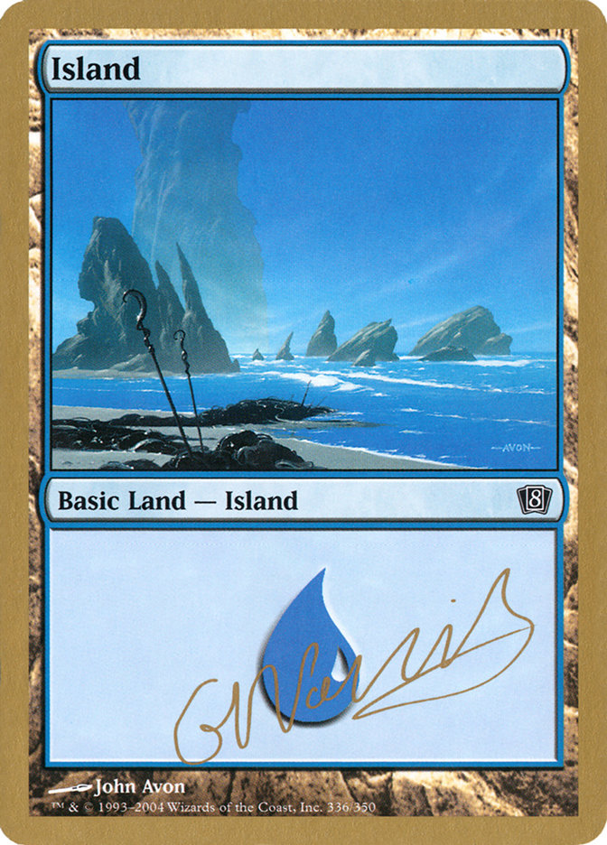 Island (gn336) (Gabriel Nassif) [World Championship Decks 2004] | Good Games North