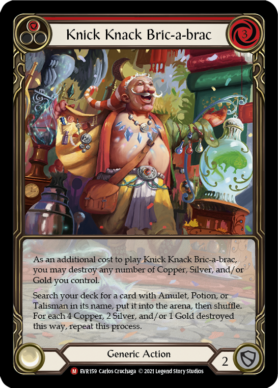 Knick Knack Bric-a-brac [EVR159] (Everfest)  1st Edition Extended Art Rainbow Foil | Good Games North