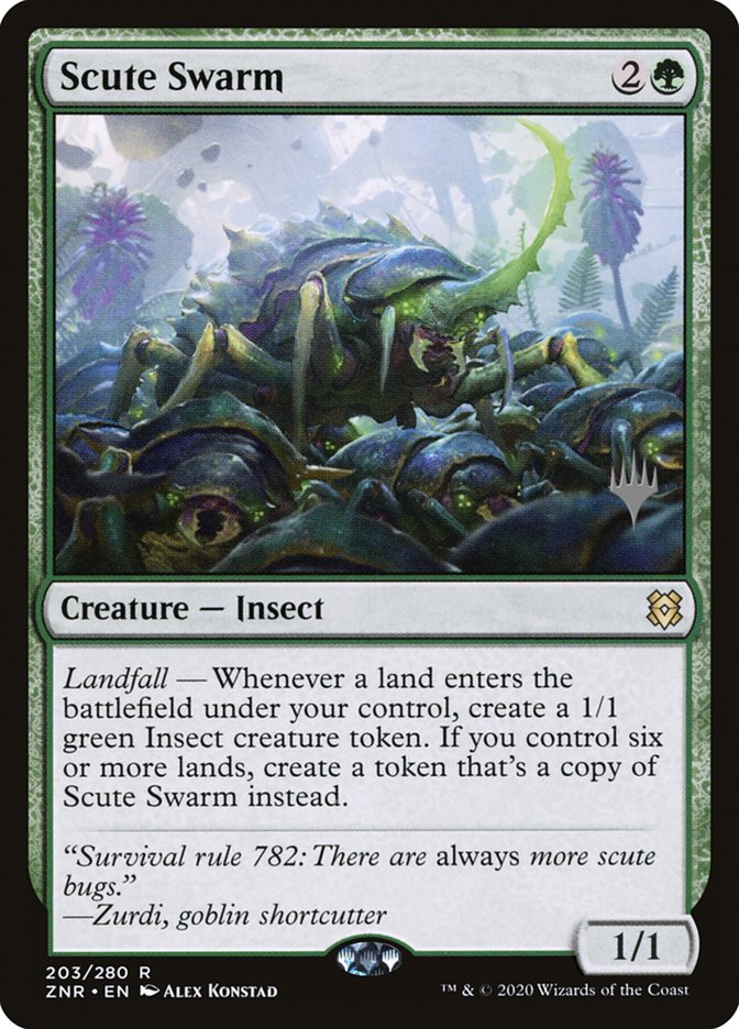Scute Swarm (Promo Pack) [Zendikar Rising Promos] | Good Games North