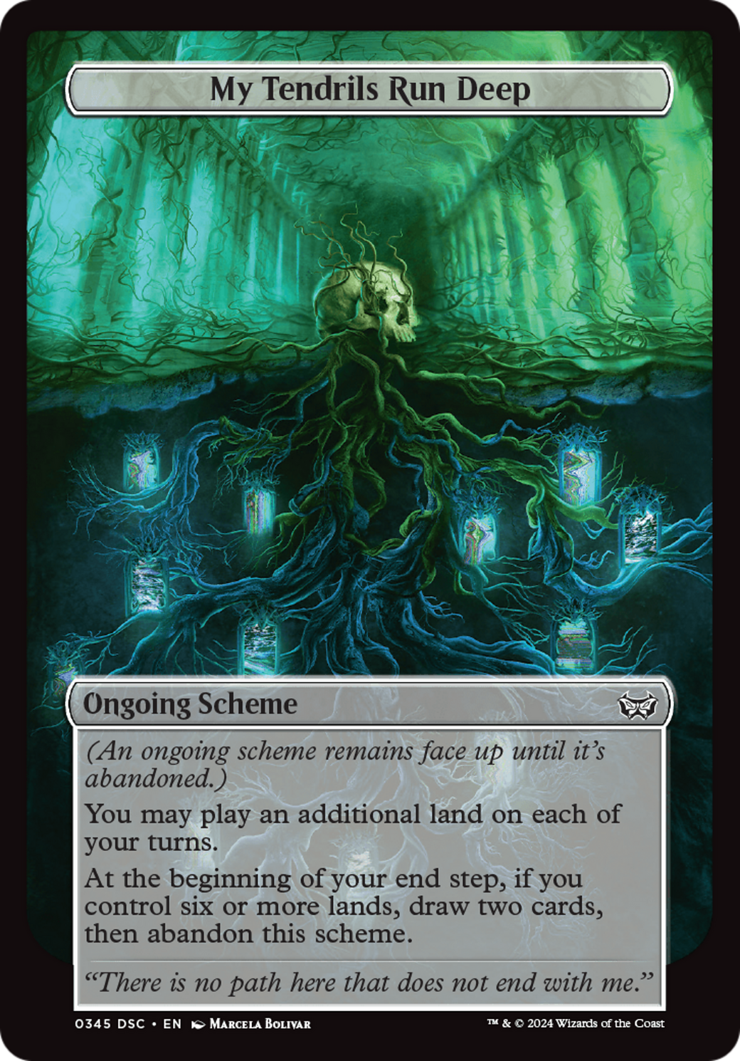 My Tendrils Run Deep (Full Art) [Duskmourn: Archenemy] | Good Games North