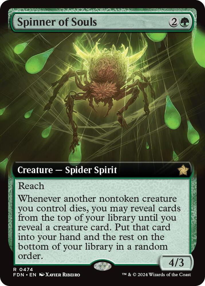 Spinner of Souls 474 (Foundations)  - Extended Art Foil | Good Games North
