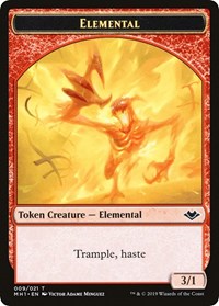 Elemental (009) // Spirit Double-Sided Token [Modern Horizons Tokens] | Good Games North