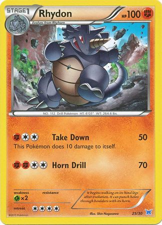 Rhydon (25/30) [XY: Trainer Kit 2 - Latios] | Good Games North