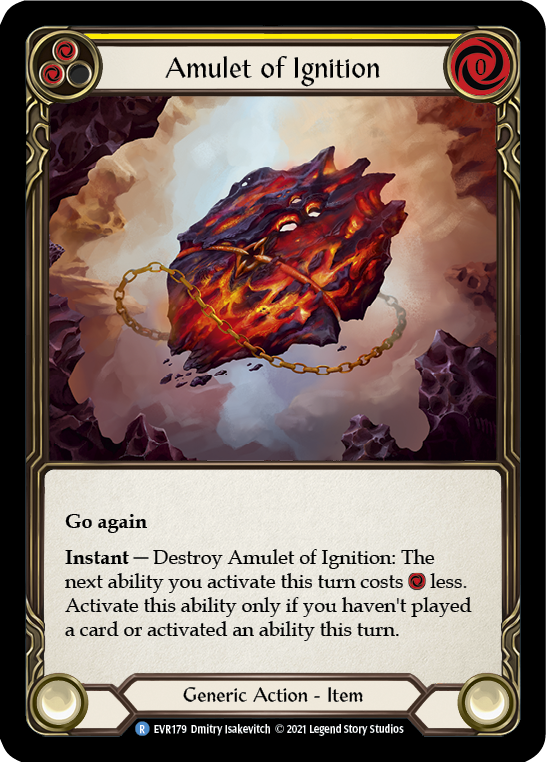 Amulet of Ignition [EVR179] (Everfest)  1st Edition Cold Foil | Good Games North