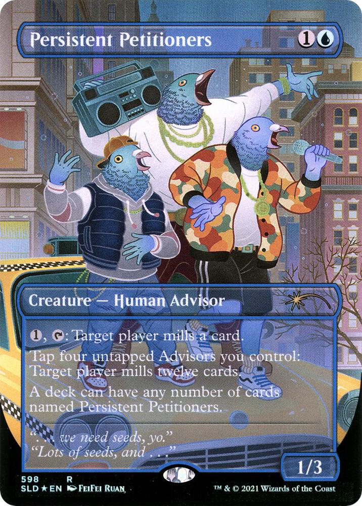 Persistent Petitioners 598/1 (Secret Lair Drop Series)  - Borderless Foil | Good Games North