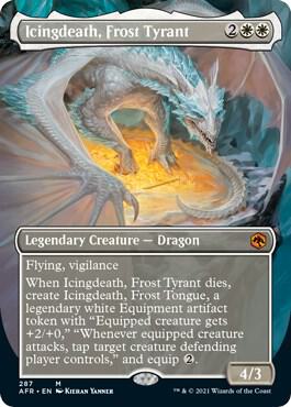 Icingdeath Frost Tyrant Borderless (Adventures in the Forgotten Realms)  - Foil | Good Games North