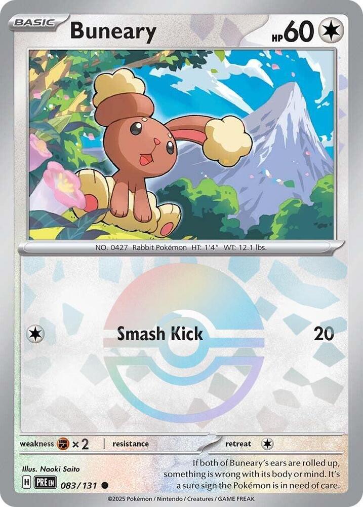 Buneary (083/131) (Poke Ball Pattern) [Scarlet & Violet: Prismatic Evolutions] | Good Games North