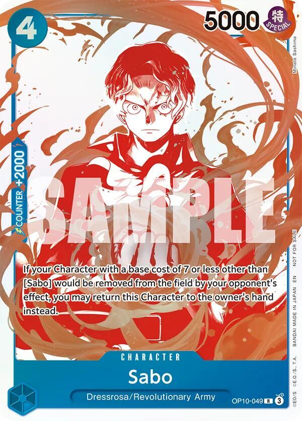Sabo (3rd Anniversary Treasure Campaign Pack) OP10-049 (One Piece Promotion Cards)  - Foil | Good Games North