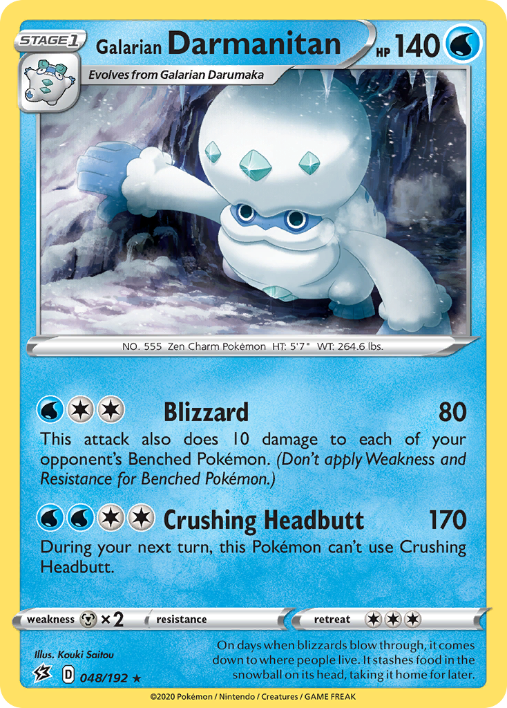 Galarian Darmanitan (048/192) [Sword & Shield: Rebel Clash] | Good Games North
