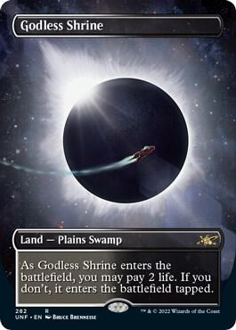 Godless Shrine Borderless 282/244 (Unfinity)  | Good Games North