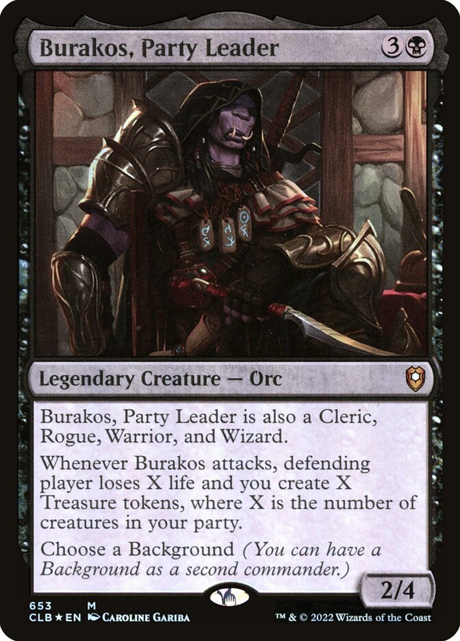 Burakos, Party Leader 653 (Commander Legends: Battle for Baldur's Gate)  - Foil | Good Games North