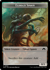 Eldrazi Spawn // Spirit (0028) Double-Sided Token [Modern Horizons 3 Tokens] | Good Games North