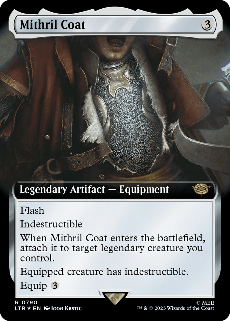 Mithril Coat (Extended Art) (Surge Foil) [The Lord of the Rings: Tales of Middle-Earth] | Good Games North