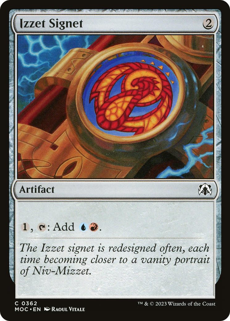 Izzet Signet [March of the Machine Commander] | Good Games North