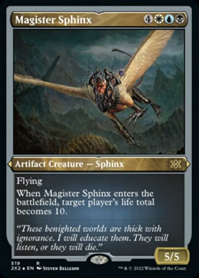 Magister Sphinx (Foil Etched) [Double Masters 2022] | Good Games North