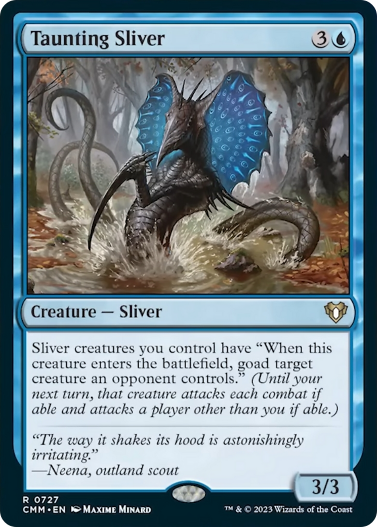 Taunting Sliver [Commander Masters] | Good Games North