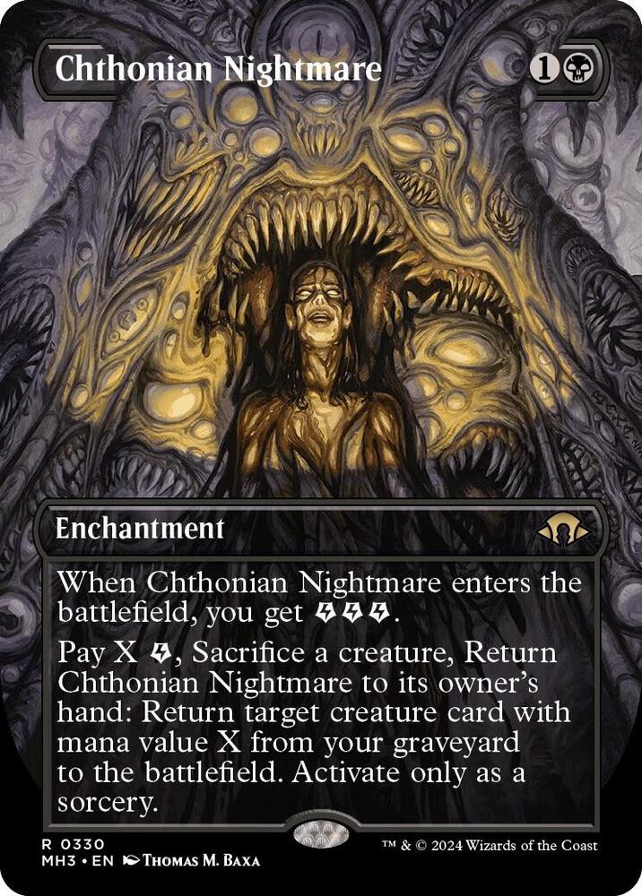 Chthonian Nightmare Borderless (Modern Horizons 3)  | Good Games North