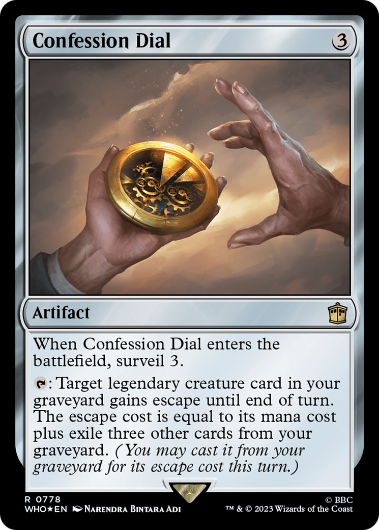 Confession Dial (Surge Foil) [Doctor Who] | Good Games North