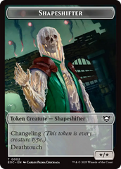 Shapeshifter // Golem (0013) Double-Sided Token [Edge of Eternities Commander Tokens] | Good Games North
