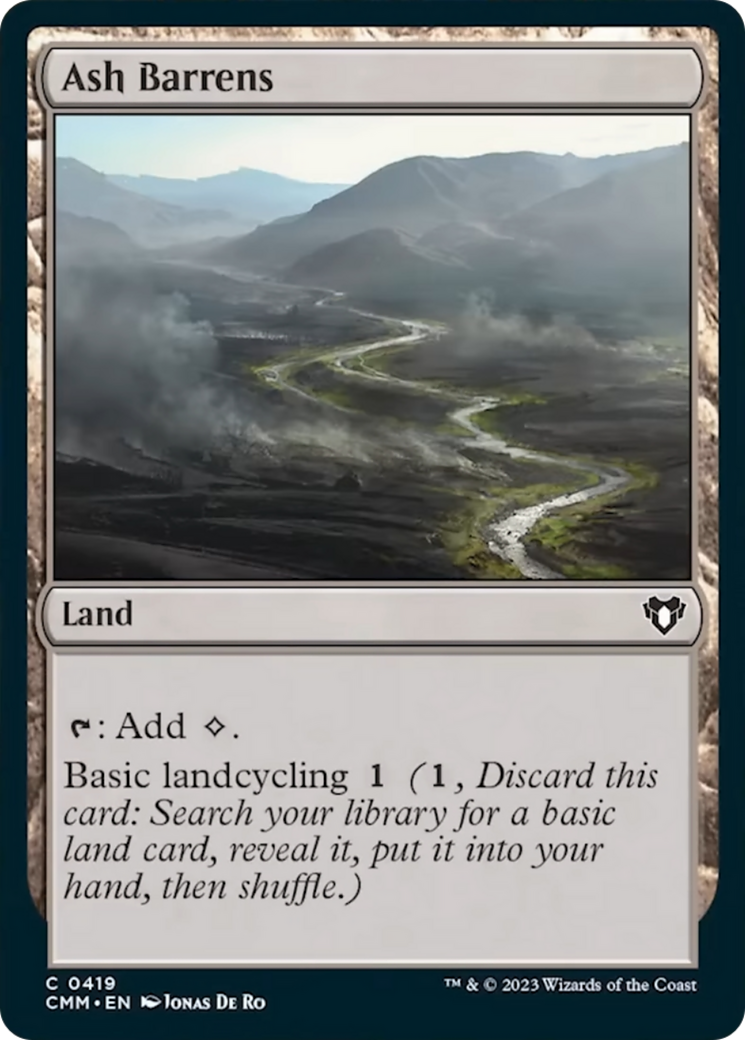 Ash Barrens [Commander Masters] | Good Games North