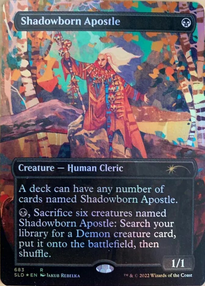 Shadowborn Apostle (Borderless) (683) [Secret Lair Drop Promos] | Good Games North